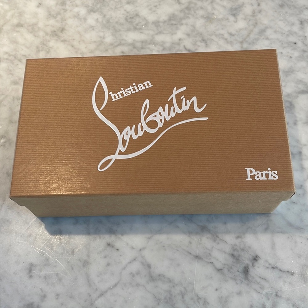 Christian Louboutin Simple Nude Pump 70 Patent Calf Sz 10